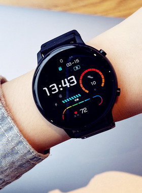 时尚智能运动手表男女款跑步专用配速黑科技学生电子表测心率手环