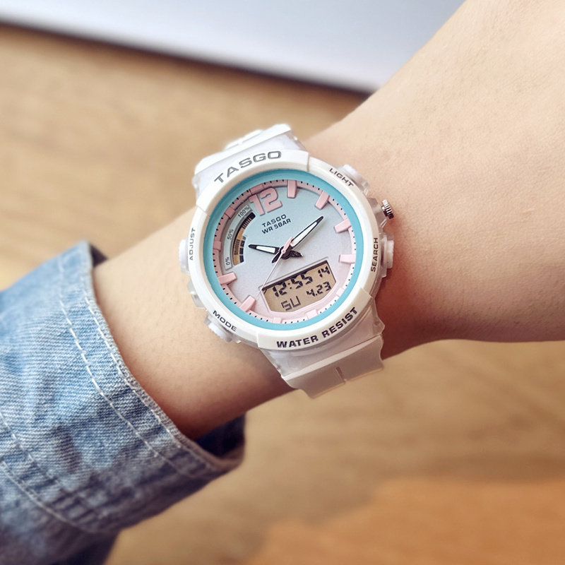 电子手表女款男初高中学生时尚潮流儿童多功能运动独角兽防水闹钟