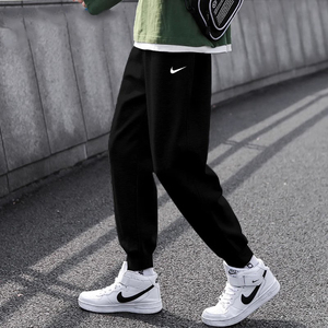 Nike耐克卫裤休闲裤男款2024秋新款加绒束脚运动裤宽松秋冬裤