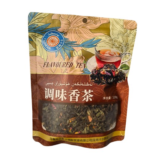 新疆亚地卡尔调味香茶红茶玫瑰花茶丁香小茴香茶待客茶散茶伴手礼