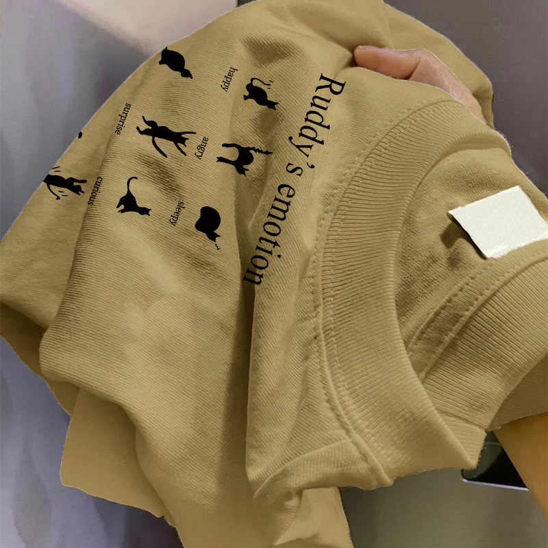 品牌折扣~外贸专柜海外撤回男女情侣新款宽松纯棉印花短袖T恤上衣