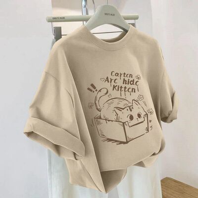 奥特莱斯~品牌折扣外贸专柜撤回2026纯棉男女短袖t恤百搭潮流ins