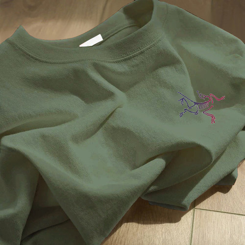 品牌折扣~外贸专柜海外撤回百搭新款宽松纯棉印花短袖T恤男女情侣