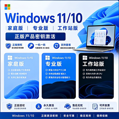 Win11/10专业版激活码密钥