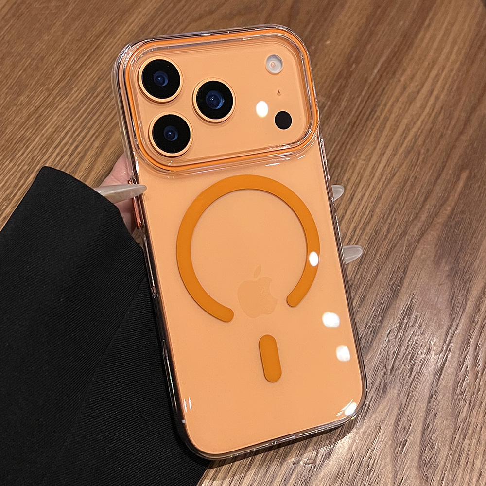 适用苹果17手机壳新款磁吸透明iphone17promax超薄16高级简约Magsafe磁吸全包防摔15保护套14男女13ipm硬12外