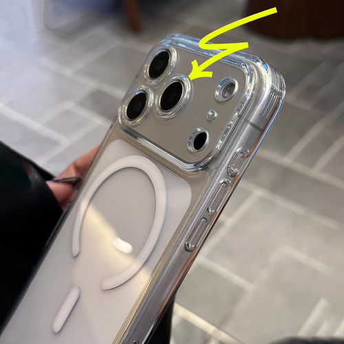 [新灵动磁吸]适用苹果17promax手机壳iphone17pro新款透明17带镜头膜16超薄15保护套Magsafe女14男13高级硅胶