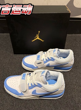 JORDAN耐克女鞋秋新款AJ312白蓝低帮运动鞋板鞋篮球鞋CD9054-141