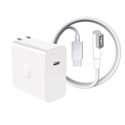 适用苹果电脑65W充电器L头套装