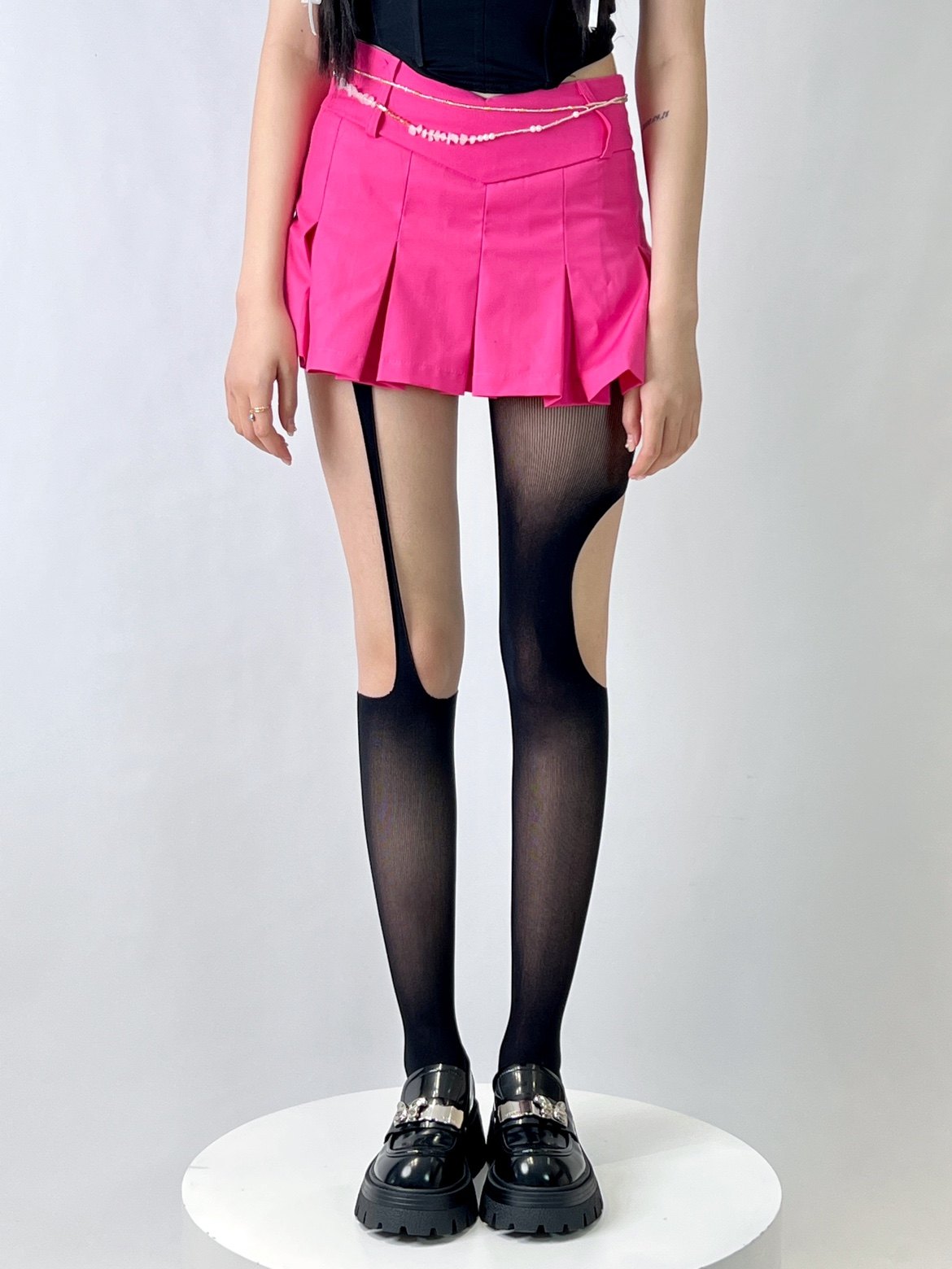 BON 亚文化不对称吊带破洞ab性感网袜辣妹超薄暗黑系网眼连裤袜,女士内衣/男士内衣/家居服,连裤袜/打底袜,淘宝优惠券,粉丝福利购,淘宝优惠卷