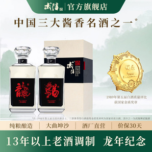 509ml 武陵酒琥珀2024龙年定制版 2瓶53度酱香型白酒 送礼甄选