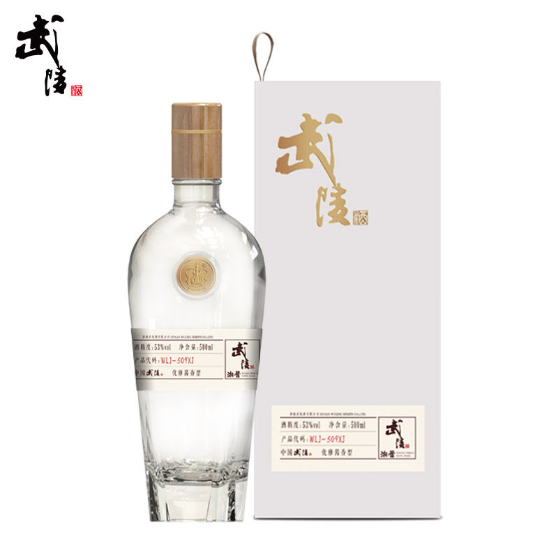 【酒厂自营】武陵酒湘酱53度酱香型白酒湖南名酒500ml*6瓶整箱