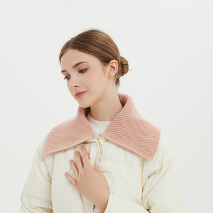 保暖可拆卸百搭假领子贴通用秋冬羽绒防脏领子服拉炼棉衣领护领套