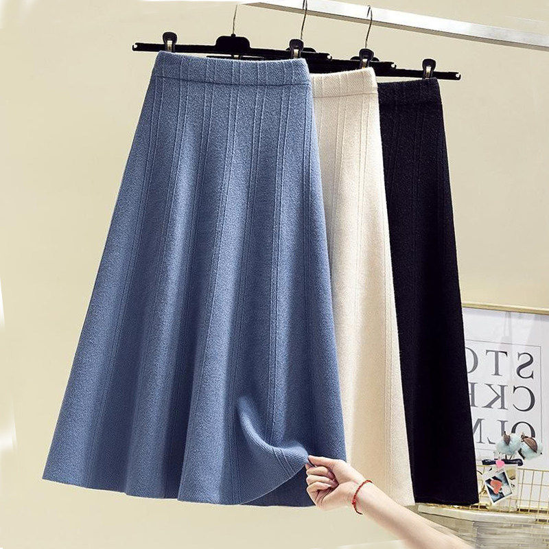 200斤可穿通勤针织拼接中长裙胖妹妹高腰A字大码半身裙2026冬新款,女装/女士精品,大码半身裙,淘宝优惠券,粉丝福利购,淘宝优惠卷