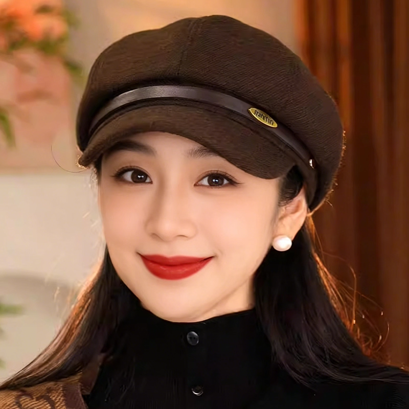 英伦复古风八角帽子女2026春秋时尚气质显脸小优雅画家帽报童帽潮,服饰配件/皮带/帽子/围巾,帽子,淘宝优惠券,粉丝福利购,淘宝优惠卷