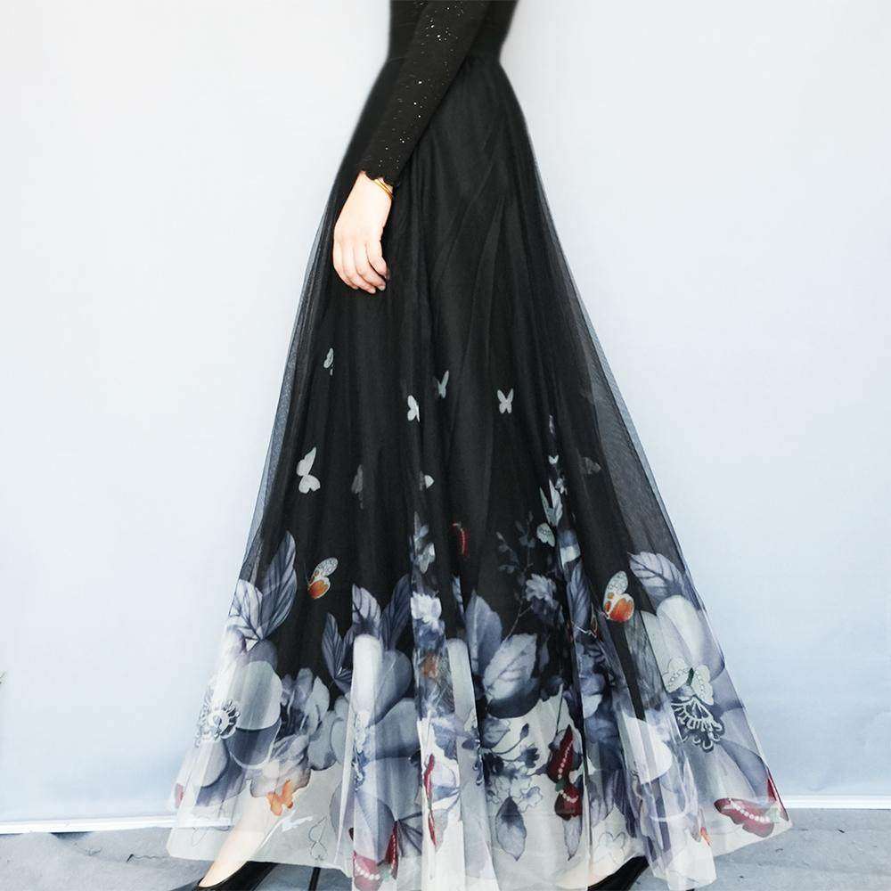 广场舞渐变印花大花超大摆半身裙垂感显瘦优雅大码胖mm长裙半身裙,女装/女士精品,大码半身裙,淘宝优惠券,粉丝福利购,淘宝优惠卷