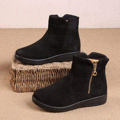 妈妈防滑靴子舒适加绒保暖女棉靴2026冬新款加宽加肥加厚防滑短靴,女鞋,棉鞋,淘宝优惠券,粉丝福利购,淘宝优惠卷