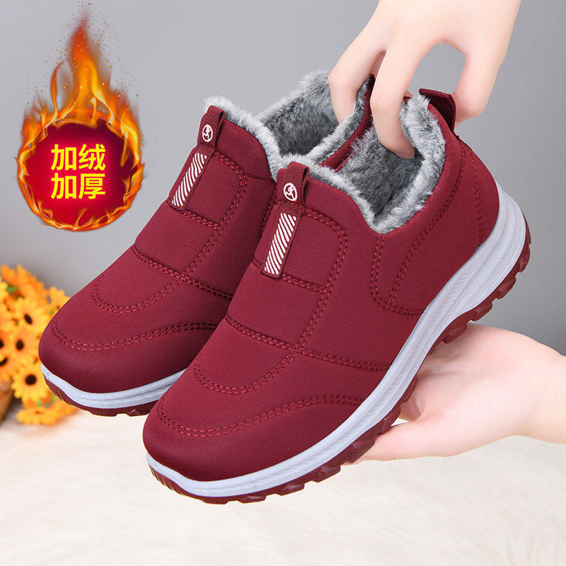 加绒保暖老北京布鞋女冬季棉鞋女款防滑软底妈妈鞋中老年平底女鞋,女鞋,勃肯鞋/软木鞋,淘宝优惠券,粉丝福利购,淘宝优惠卷