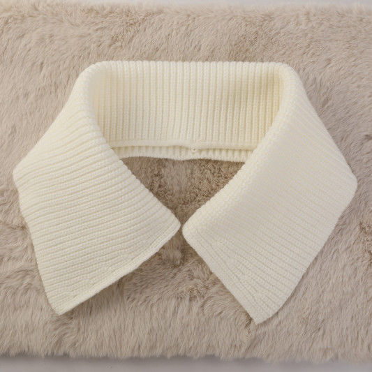 洋气假领子秋冬季韩版保暖大翻领