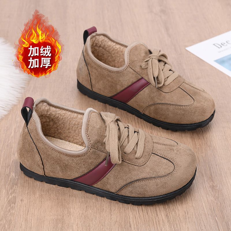 加绒加厚保暖二棉鞋2025新款冬季