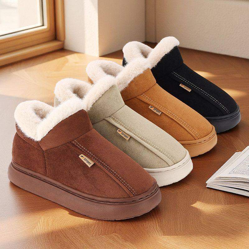 26冬季新款棉拖鞋防滑耐磨男女居家外穿高帮加绒加厚情侣保暖棉鞋,女鞋,勃肯鞋/软木鞋,淘宝优惠券,粉丝福利购,淘宝优惠卷