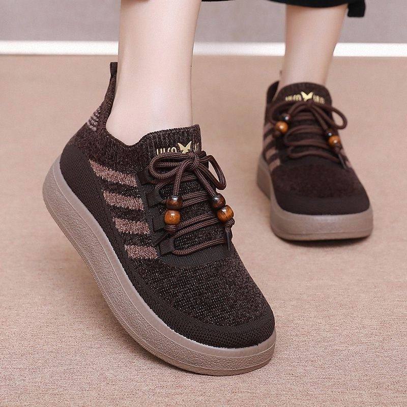 软底防滑一脚蹬妈妈鞋冬季百搭时尚新款布鞋加绒厚底保暖休闲棉鞋,女鞋,棉鞋,淘宝优惠券,粉丝福利购,淘宝优惠卷