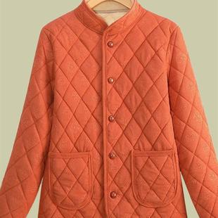 妈妈冬装 加厚棉袄 加绒保暖外套中年女士灯芯绒棉服中老年人秋冬季