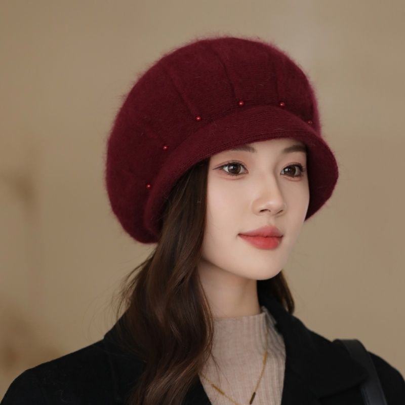 妈妈针织毛线帽中老年人百搭2025