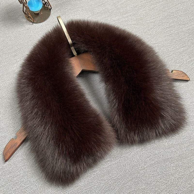 高级感仿狐狸毛毛领子男女通用