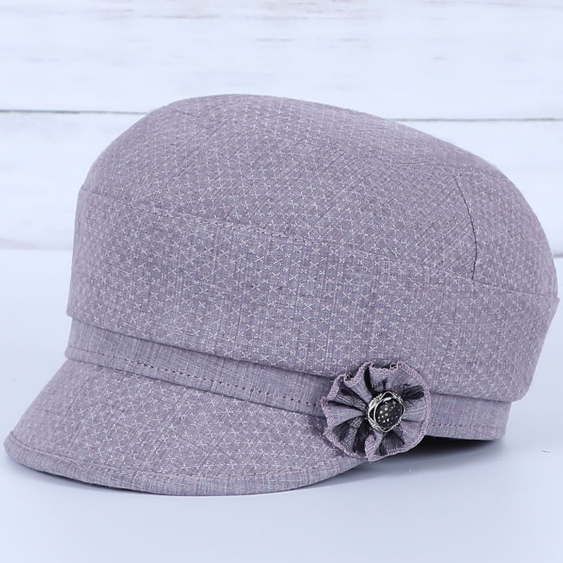 中老年妈帽子女春秋天薄款