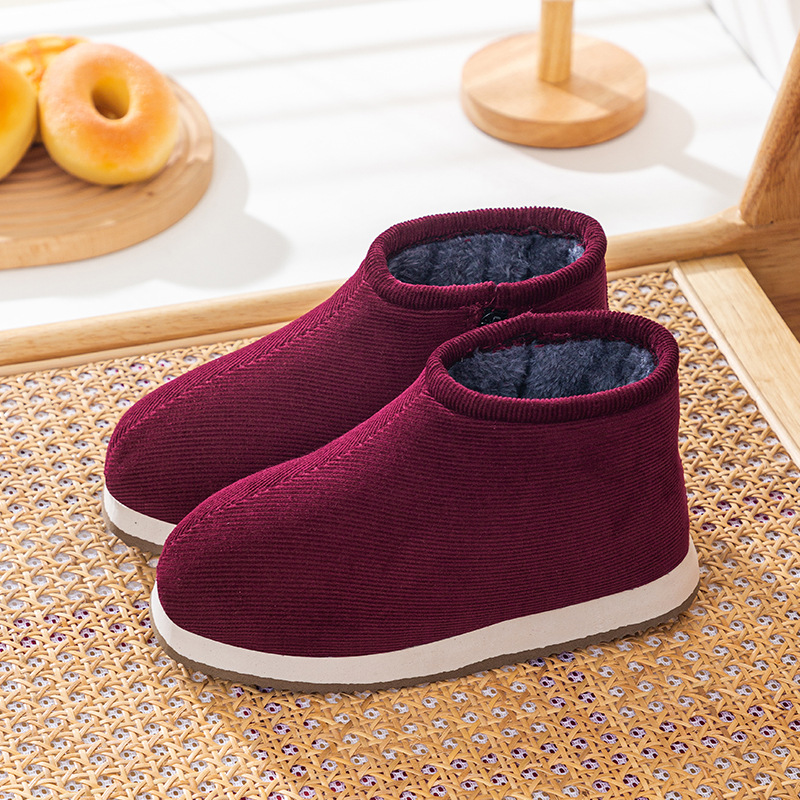 传统老式手工棉拖鞋冬季棉鞋