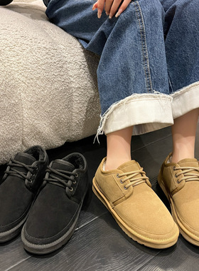 2025新款户外雪地靴防水防滑保暖棉靴冬季低帮加厚短靴子