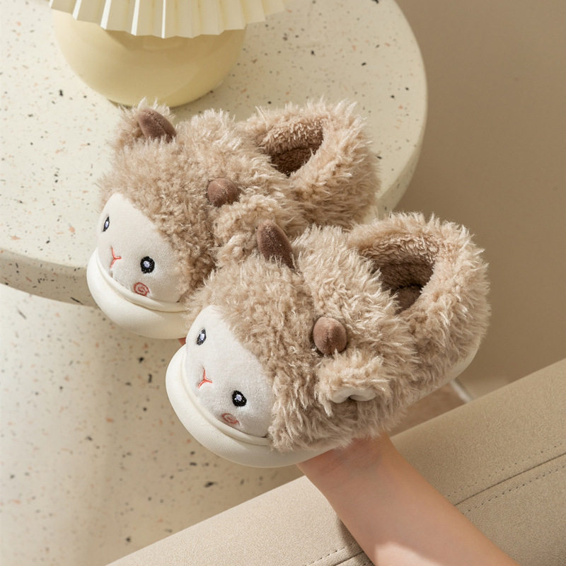 儿童棉拖鞋包跟男童女童可爱卡通居家室内防滑保暖小孩棉鞋秋冬季,童鞋/婴儿鞋/亲子鞋,儿童棉拖鞋,淘宝优惠券,粉丝福利购,淘宝优惠卷