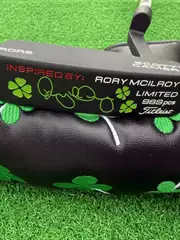 Golf Club Green Four-Leaf Clover Rory Limited Men's Straight Putter with Club Cover