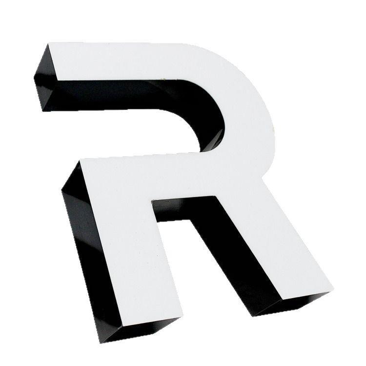 吸塑发光字户外不锈钢亚克力logo招牌广告牌不锈钢树脂门头招牌