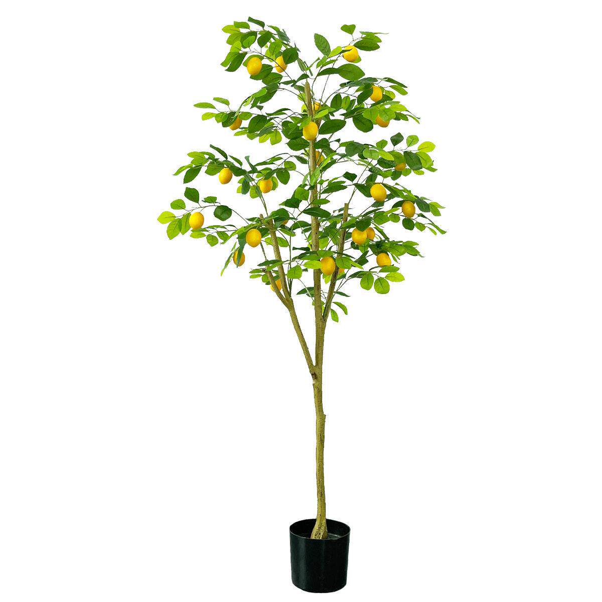 柠檬树仿真绿植摆件假植物盆栽仿真树室内客厅落地装饰品厂家直销