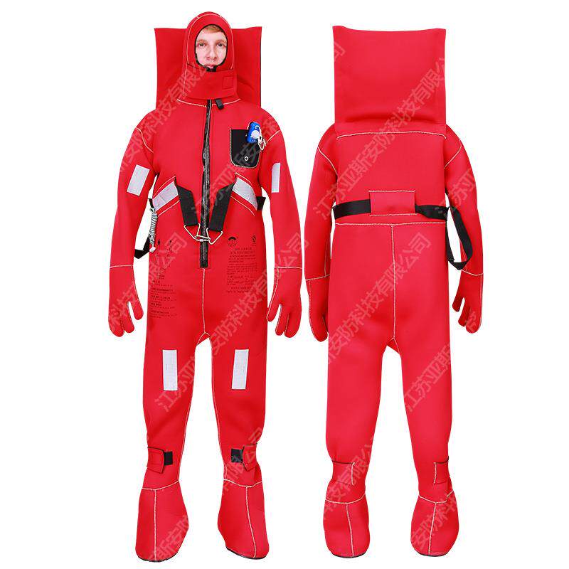 船用保暖救生服冰面救援防寒浸泡服水上工作CCS救生浮力衣
