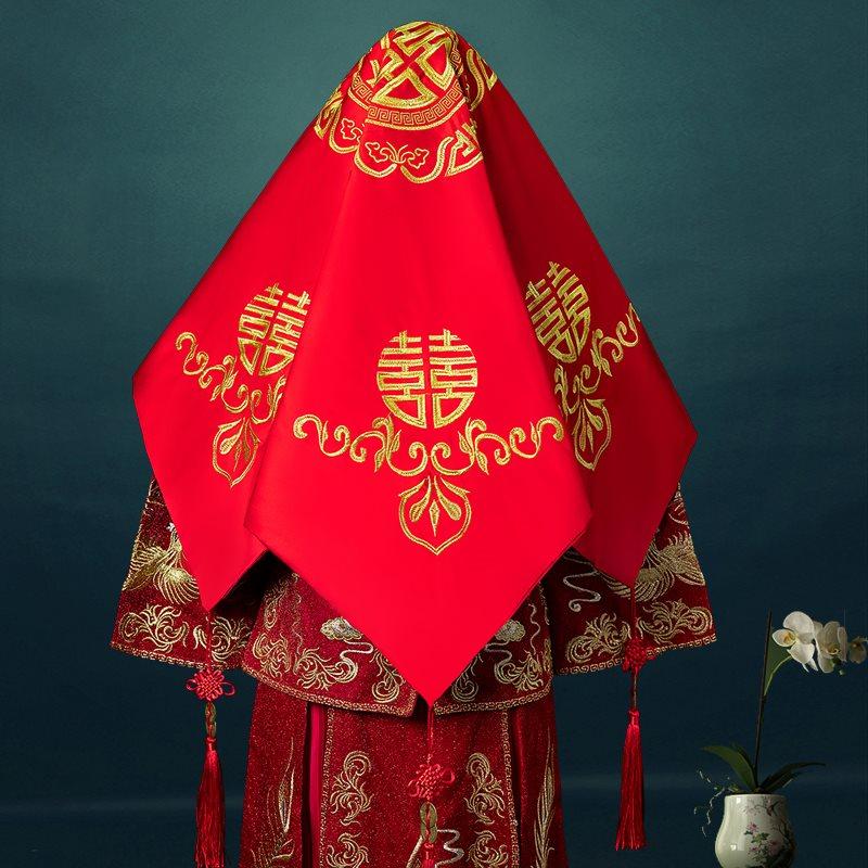 现在结婚还要红盖头吗,出嫁不盖红盖头可以吗,结婚出门要盖红盖头不_大山谷图库