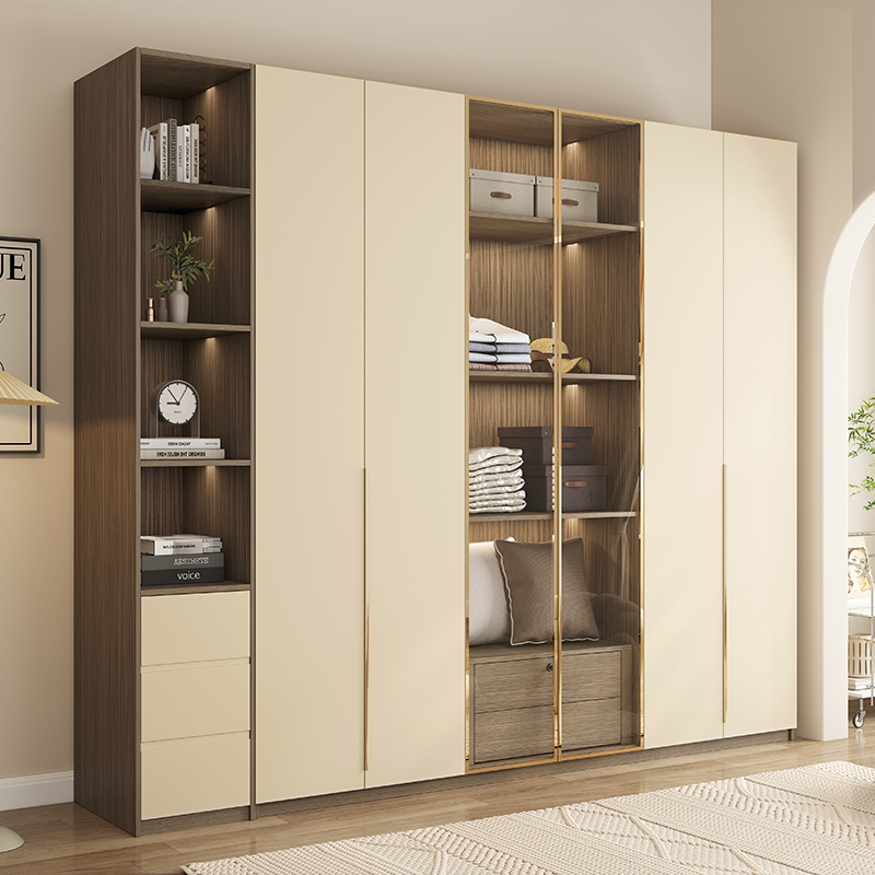 平开门衣柜卧室小户型现代简约