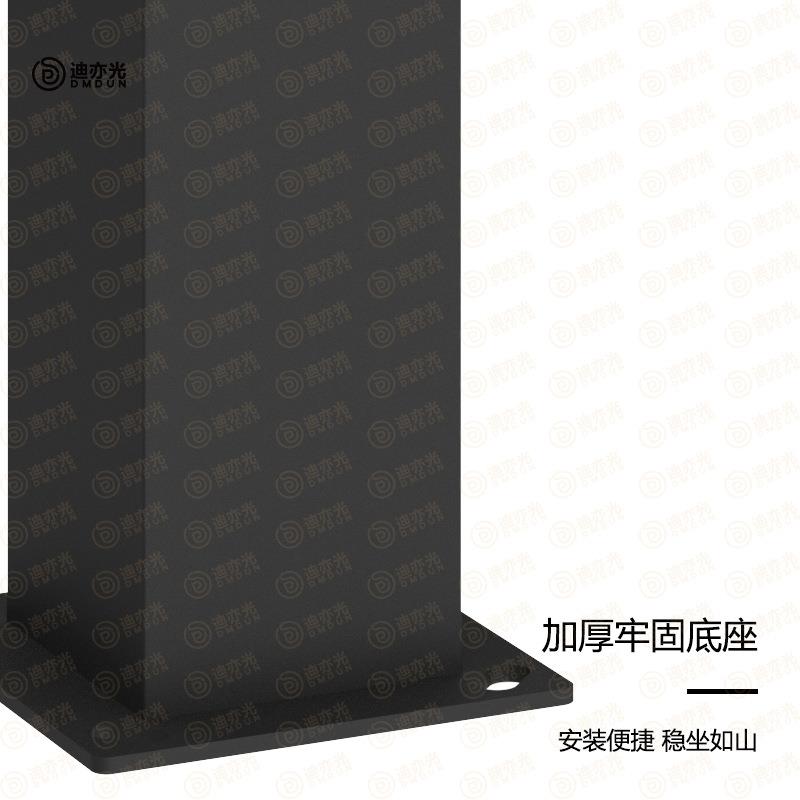 新中式庭院灯户外不锈钢高杆落地草坪公园别墅LED景观灯节能光源