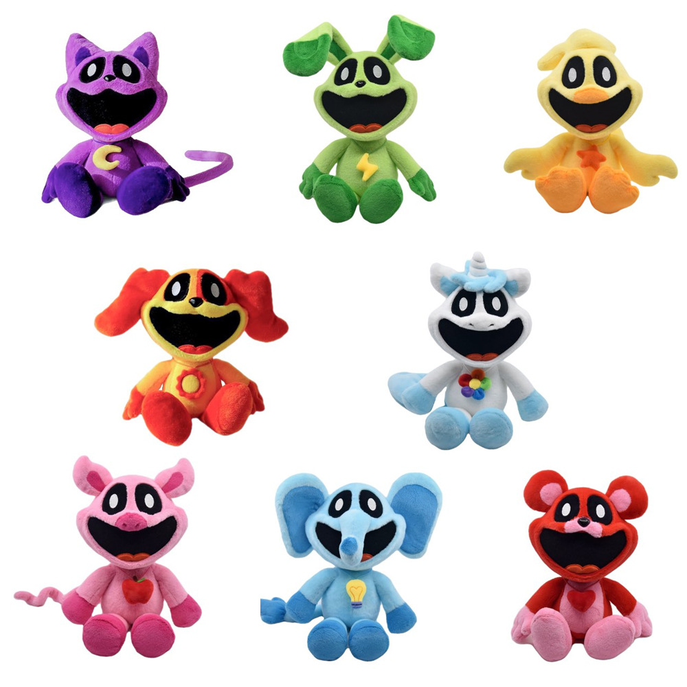 新品smiling critters GH'S plush波比微笑恐怖动物系列玩偶公仔