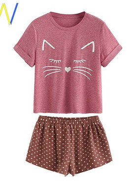 Pijamas for Women pajamas Sleepwear Set Shorts Pyjamas Woman