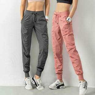 Fashion Women Solid Jogger Pants Autumn Elastic Waist Long