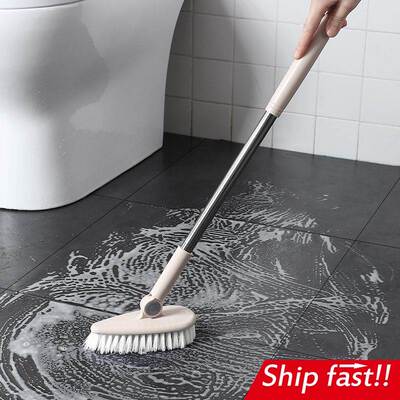 bathroom long handle brush tile floor cleaning broom mop
