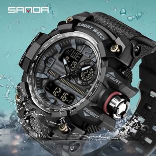 SANDA 3133 Men's Watches 50M Waterproof Shock Sports