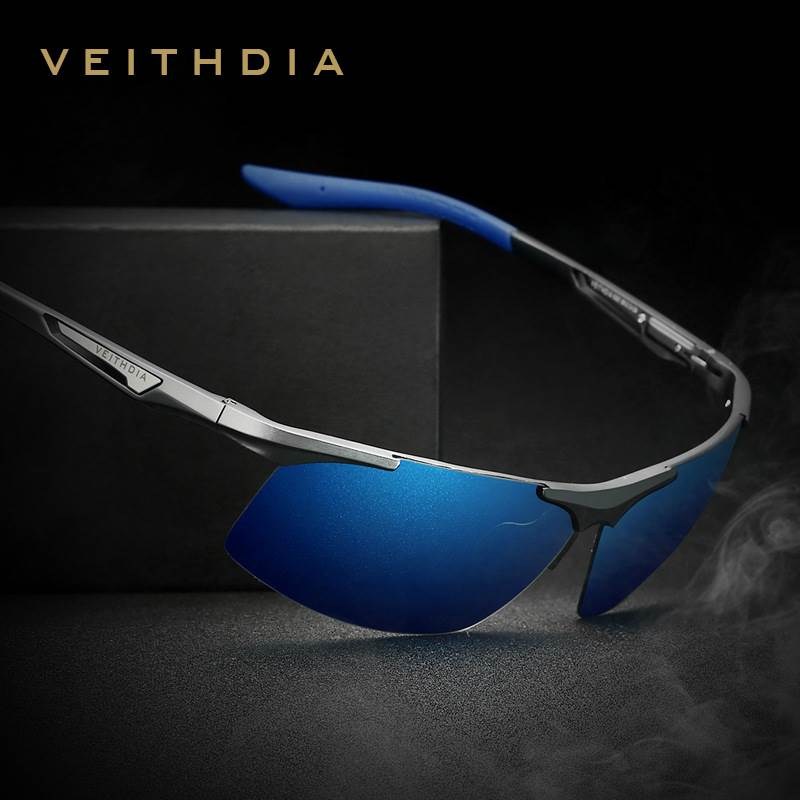 VEITHDIA Aluminum Magnesium Men's Sunglasses Polarized