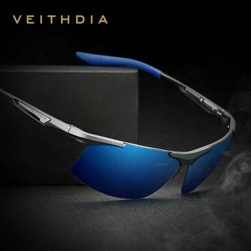 VEITHDIA Aluminum Magnesium Men's Sunglasses Polarized