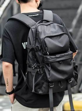 Bagpack Man Big Capacity Men Backpack Laptop Oxford Black 男