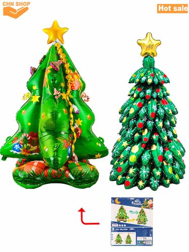 Christmas Tree Balloons decoration Santa Claus Large Balloon