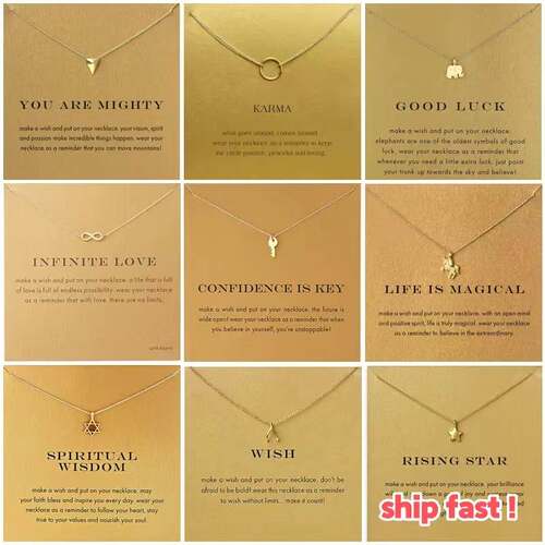 Gold Color Key Circle Necklace For Women fashion couple gift