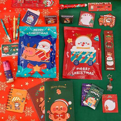 Christmas Surprise Stationery Blind Box Gift Bag Children